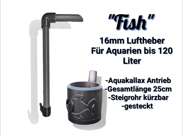 Aquakalax Luftheber mit Antriebsteil 12 ,16,20 und 25mm