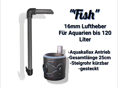 Aquakalax Luftheber mit Antriebsteil 12 ,16,20 und 25mm