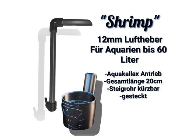 Aquakalax Luftheber mit Antriebsteil 12 ,16,20 und 25mm