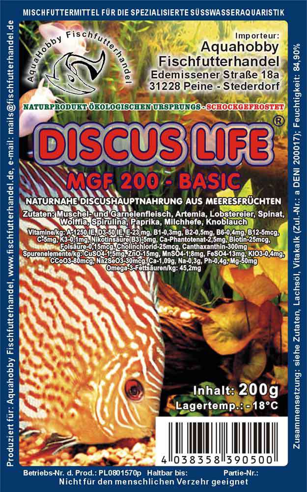 Diskus Life MFG 200 Basic 200g Tafel
