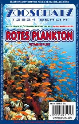Rotes Plankton Frostfutter 100 g – Naturfutter für Zierfische