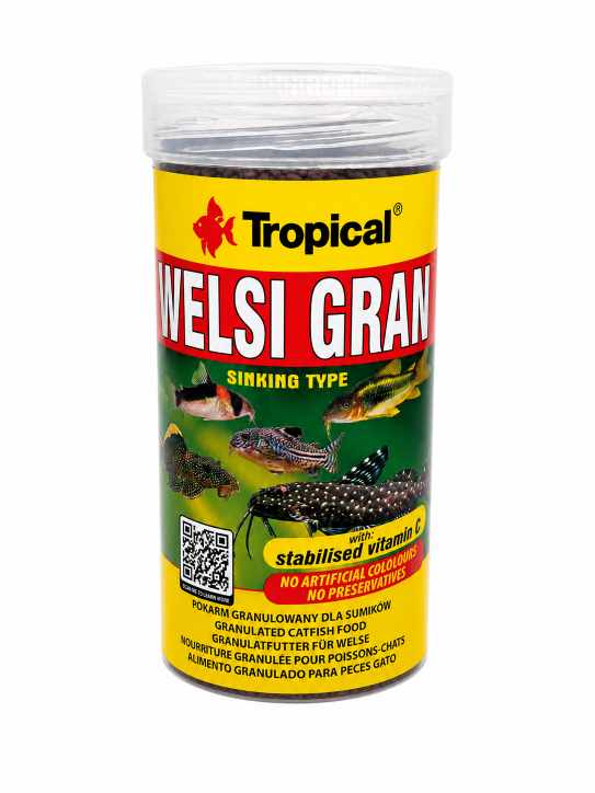 Tropical Welsi Gran 250 ml – Sinkendes Welsfutter