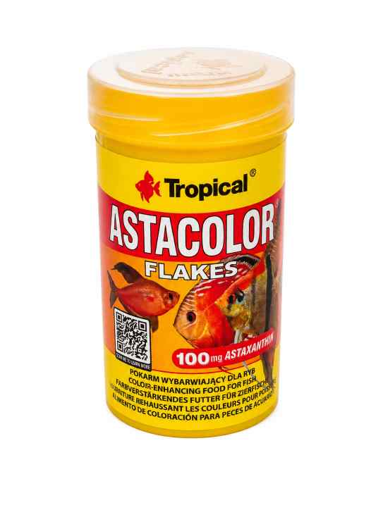 Tropical Astacolor Flakes 20 g /100ml – Fischfutter mit Astaxanthin