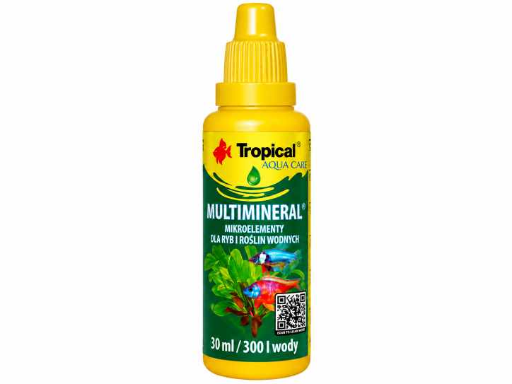 Tropical Aqua Care Multimineral – Mineralien & Spurenelemente für Aquarien 30ml