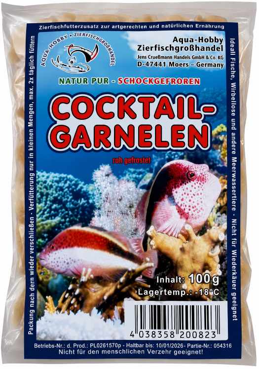 Cocktailgarnelen Frostfutter 100g Tafel