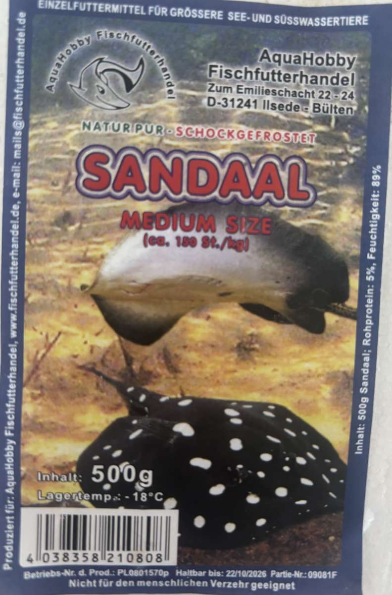 Sandaal/Tobiasfisch 500g und 1kg Tafel