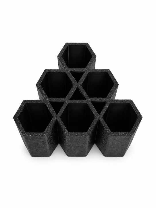 Garnelen Pyramide Hexagon in Groß und klein