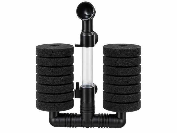 Aqua Nova NSF-120L Doppelschwammfilter – Aquariumfilter bis 120 Liter
